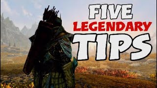 Skyrim  Five LEGENDARY Tips to make your playthrough EASIER!