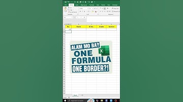 Auto Borders in Excel?! Magic ‘To! 🔥 | Conditional Formatting Hack