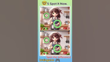 Spot the 🤣5 Differences in 30 Seconds!"#short #quizgames#puzzlegame  #dementia#braintest qmilitante