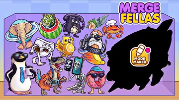 Merge Fellas Maker Mode Brainrot 5 Gameplay Walkthrough Reaching Max Level ×2 Brainrot All Bosses