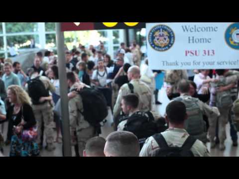 Welcome Home Port Security Unit 313 after a six mo...
