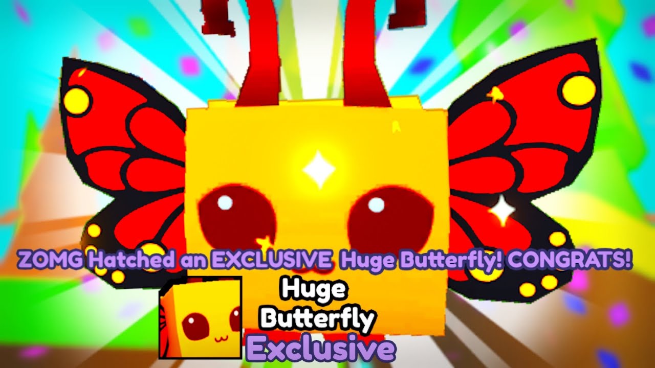 HOW I GOT 1 *HUGE BUTTERFLY* (SUPER LIMITED) IN PET SIMULATOR X! YouTube