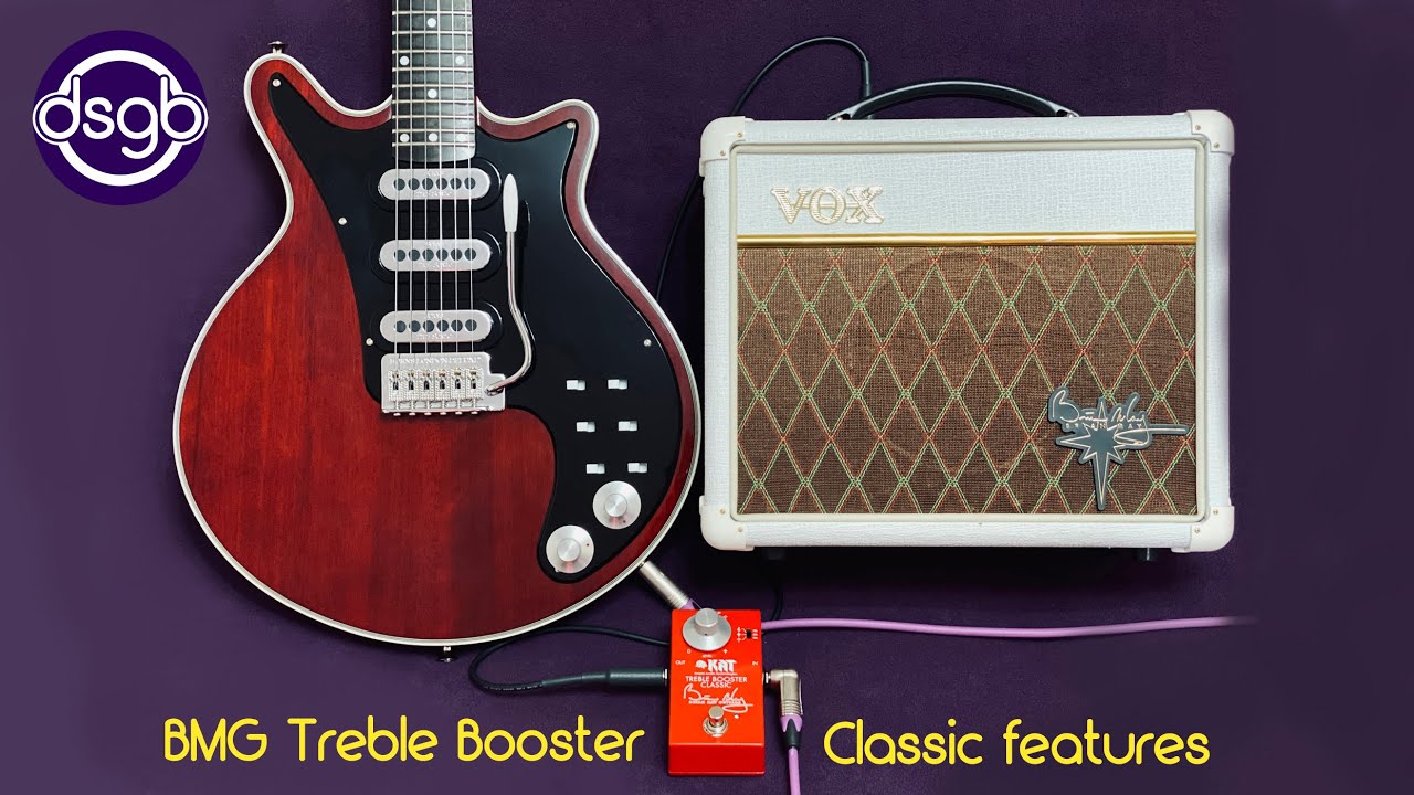 Brian May Guitars Treble Booster Classic Easter Eggs and Features - YouTube