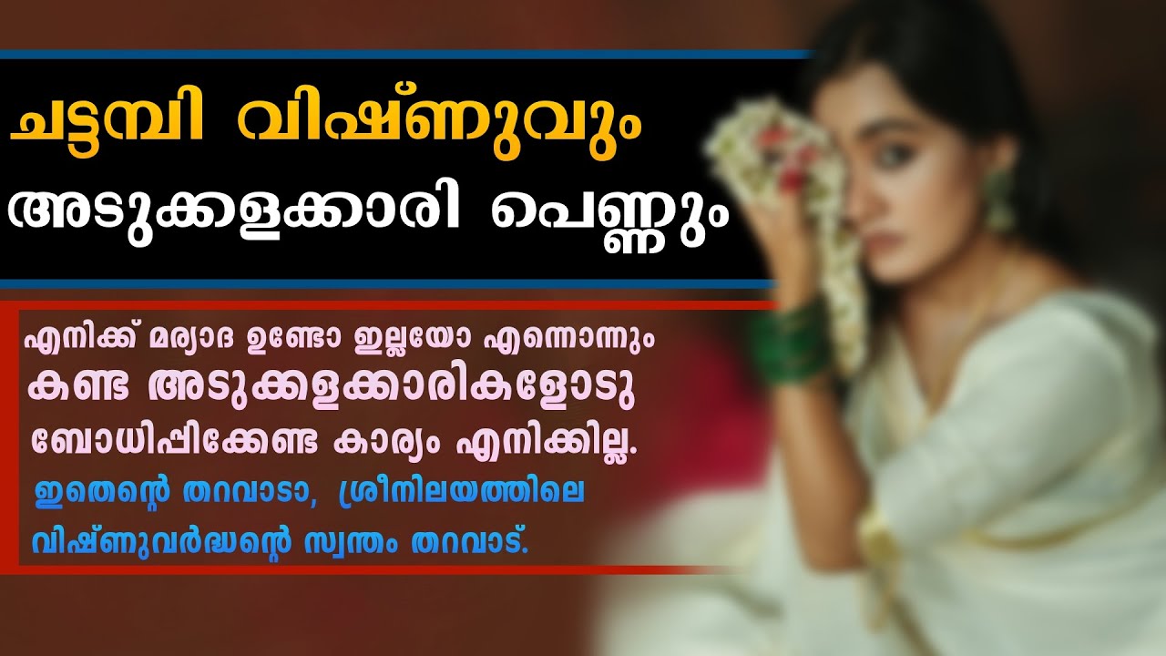 ചട്ടമ്പി വിഷ്ണുവും, അടുക്കളക്കാരി പെണ്ണും..Shahul Malayil