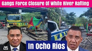 Police Lock Down illegal Rafting In Ocho Rios At White River