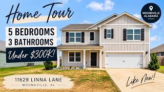 5 Bedroom Home Under $300K in Moundville, AL | 11629 Linna Lane Home Tour