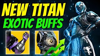 All New Titan Exotic Armor Changes Destiny 2 Renegades.