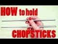 How to properly hold chopsticks!