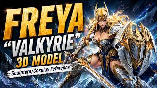 FREYA Valkyrie - - Mobile Legends 3D Sculpture Reference