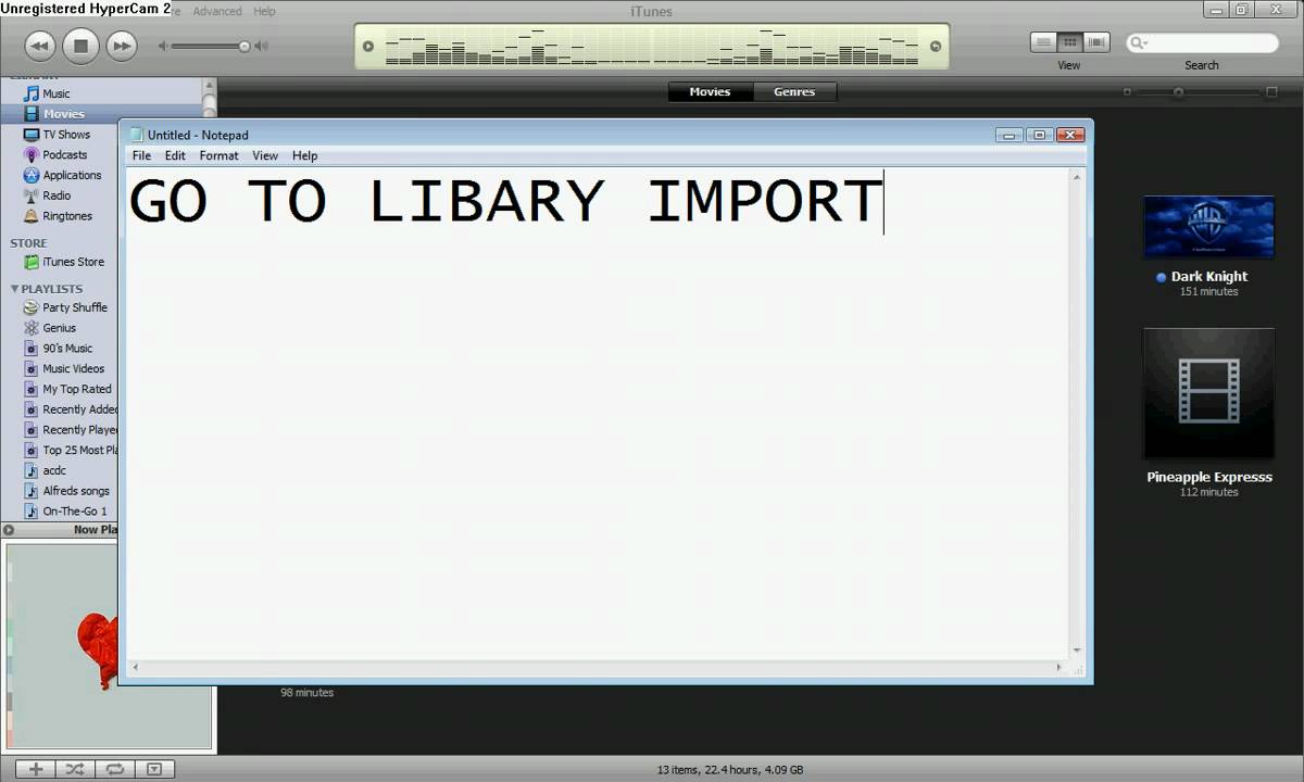 HOW TO PUT DOWNLOADED MOVIES INTO ITUNES YouTube