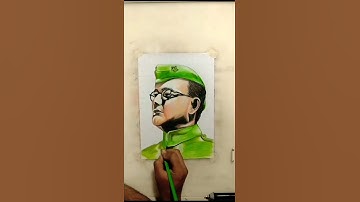 Republic day Subhash Chandra Bose drawing | Subhash Chandra Bose drawing #shorts #viral #art #short