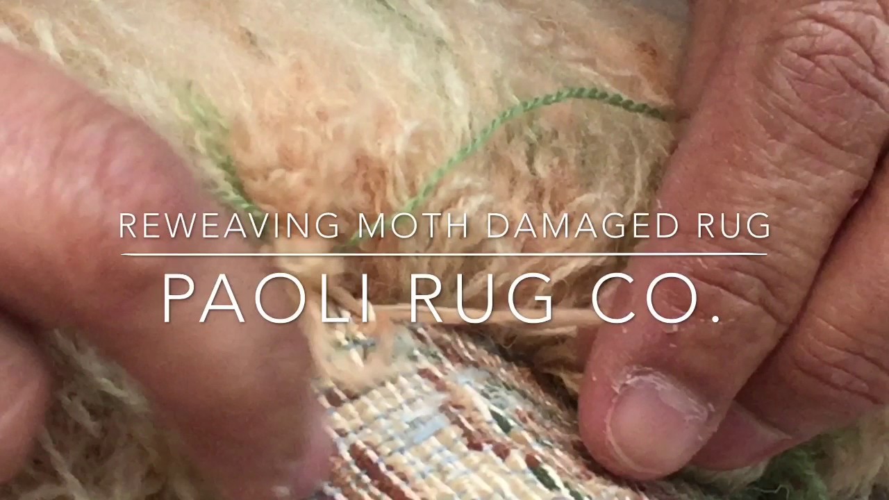 Oriental rug repair by paoli rug YouTube