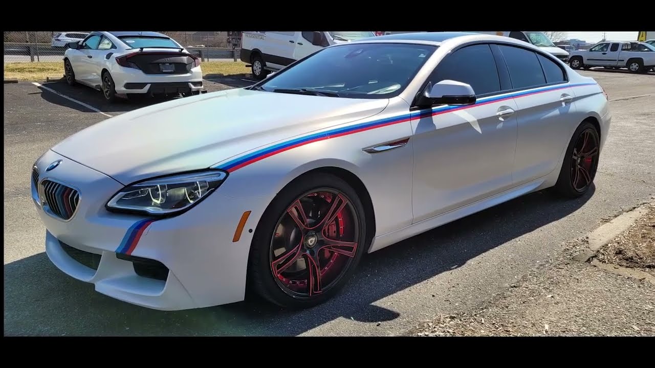 BMW 640i Full Wrap 3M Flip Ghost Pearl