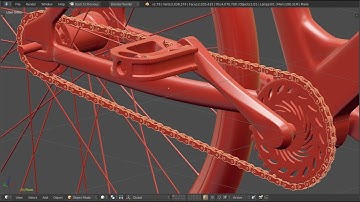 Modeling A Bicycle With Blender - Modeling A Bicycle Chain