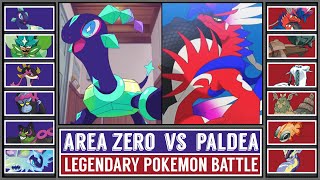 Legendary Pokémon Battle: AREA ZERO vs PALDEA [DLC vs Scarlet/Violet]