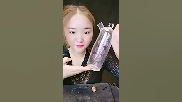 ASMR DRINKING COLORED WATER FAST NO TALKING 速く水を飲む Hızlı Su Iç 