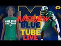 BlueTube LIVE Interview: 2028 Michigan Target 4⭐DB LaMarcus Army! 📱