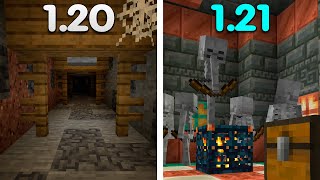 Minecraft 1.20 vs 1.21