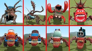 OLD AND NEW UPDATE: BUS EATER BUILDING, THOMAS TRAIN, HOUSE HEAD, THE BLOOP, CAR EATER IN GMOD !! screenshot 2