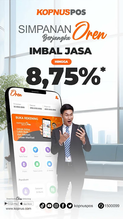 8.75%! Simpanan Berjangka Kopnus. Fleksibel & Aman! #MasaDepanTerjamin