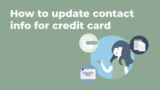 How to update contact info for credit card