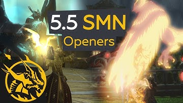 【FFXIV】5.5 Summoner Openers