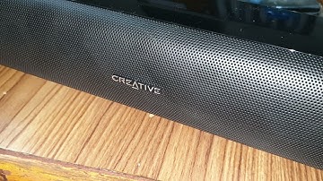 Creative Stage Air | How to toggle between Bluetooth and AUX on the device