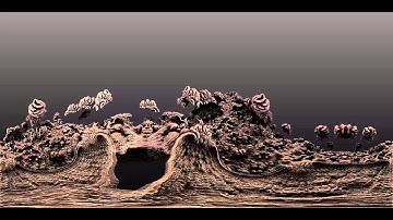 360 degree video - 3D fractal flythrough test