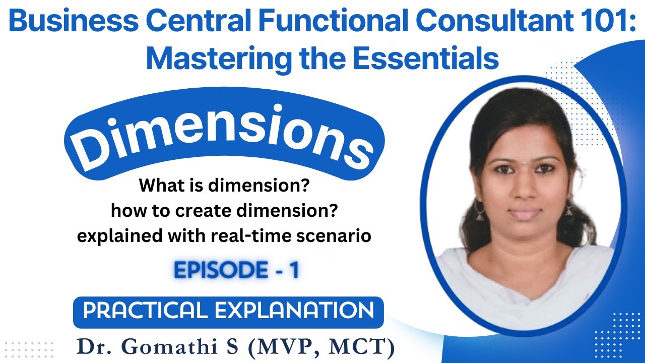 Mastering Dimension Setup: Unleash the Power of Dynamics 365 Business Central |#episode #1 #tutorial