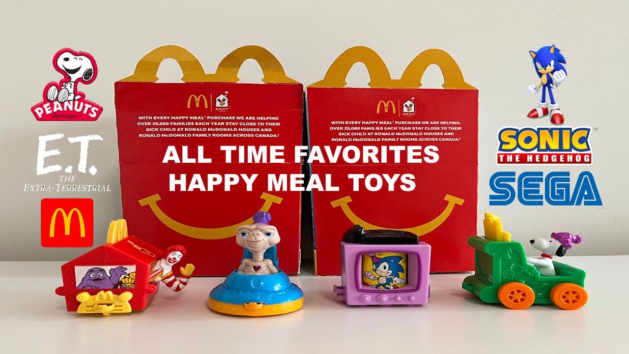 McDonald's All Time Favorites Happy Meal Toys 1994 | Sega Sonic