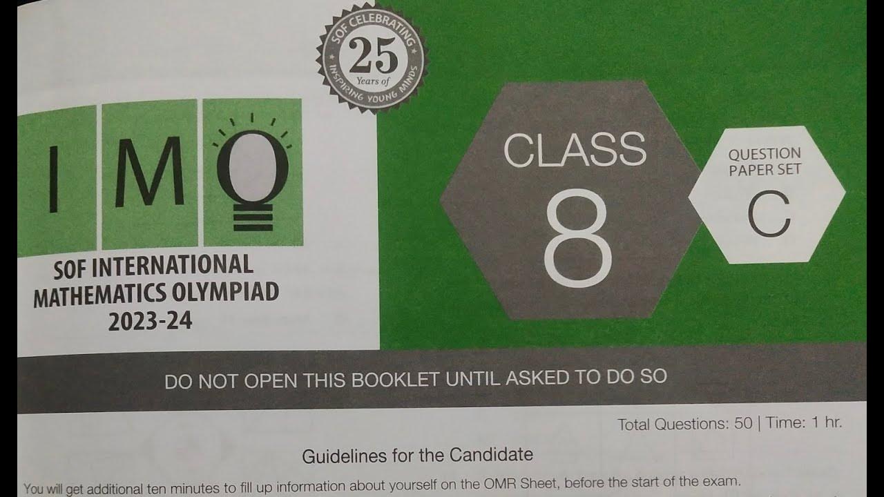 Class 8 IMO SetC Solution Maths Olympiad SetC Class 8 Answer Key
