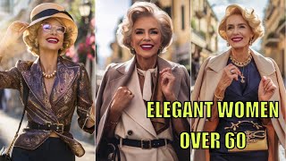 ELEGANT WOMEN OVER 60. Personal style