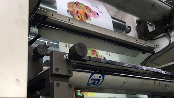 8 colors PE film Flexo printing machine with monitor