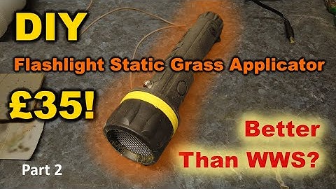 DIY Flashlight Static Grass Applicator - Part 2
