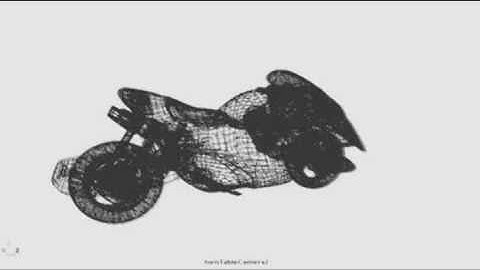 future bike 3D animation (Autodesk Maya)