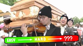 Coffin Dance in 5 Levels of Difficulty on the Violin chords