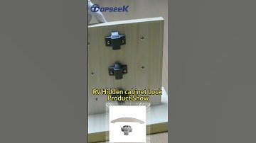 RV Hidden cabinet Lock Product Show #rvlocks #lockinglatches #rvdrawers #rvdrawerlatches