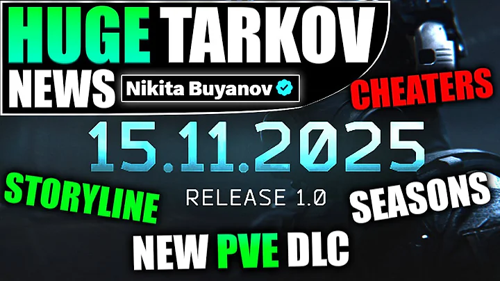 The NEW Tarkov Updates Are Massive NEWS!