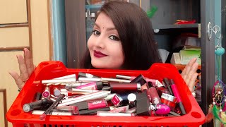 My lipstick collection 2018 | liquid lipstick | chubby lipstick | lip crayon | liptint | lip gloss