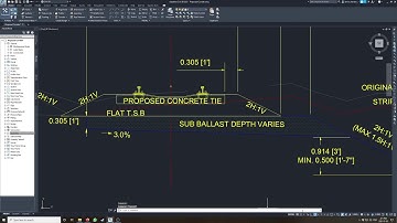 AutoCAD Civil 3D - Subassembly for Basic Rail Track