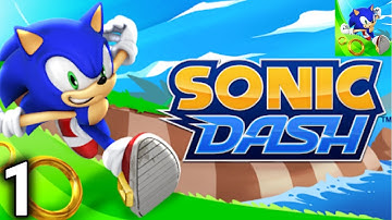 Sonic Dash - Endless Runner Gameplay / Walkthrough Part 1 (IOS & Android Game)