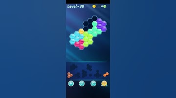 Block! Hexa Puzzle~Regulation B block 7 to 9 levels~ level-38