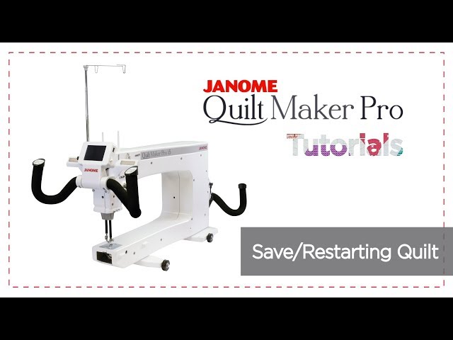 Janome Quilt Maker Pro 12' Frame - Quilt Quarters