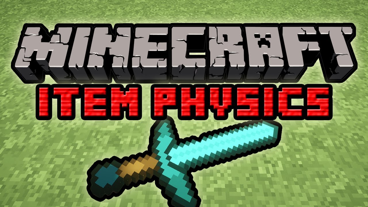 Minecraft Mody: Item Drop Physics Mod - Realistyczne Itemy, Piękny