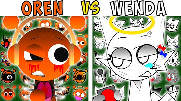ALL OREN VS WENDA TEST | FNF Character Test | Gameplay VS Playground