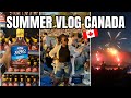 MY FIRST SUMMER IN CANADA: Beach Day, Night Party, Firework, BBQ, Sightseeing, Weekend Chores & More