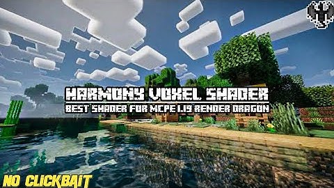 Best Shader For MCPE 1.19 & 1.18 | Best RTX Shader For MCPE | Harmony Voxel Shader | On Android