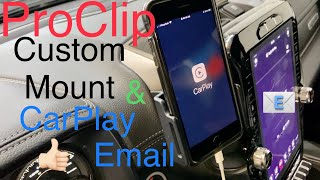2021 RAM Rebel 5th Gen 1500 ProClip Mount & Best Apple CarPlay Email App - Speaking Email CP Profile