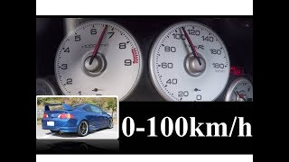 【0-100km/h 加速】 HONDA インテグラ typeR　6MT　ABA-DC5