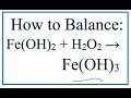 Balancing Chemical Equations Concepts
